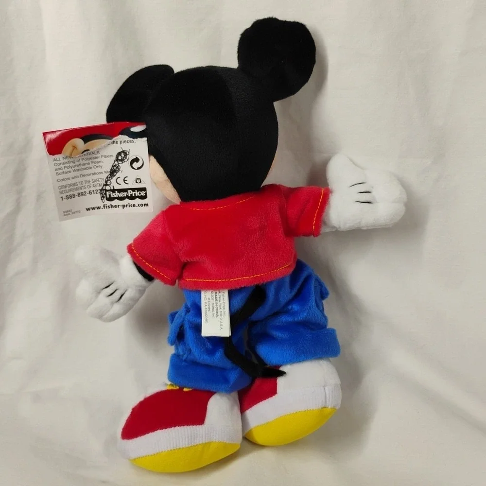 Mickey and Friends Plush Stuffed Toy Doll‎ Fisher Price 2001 Disney Mouse 11
